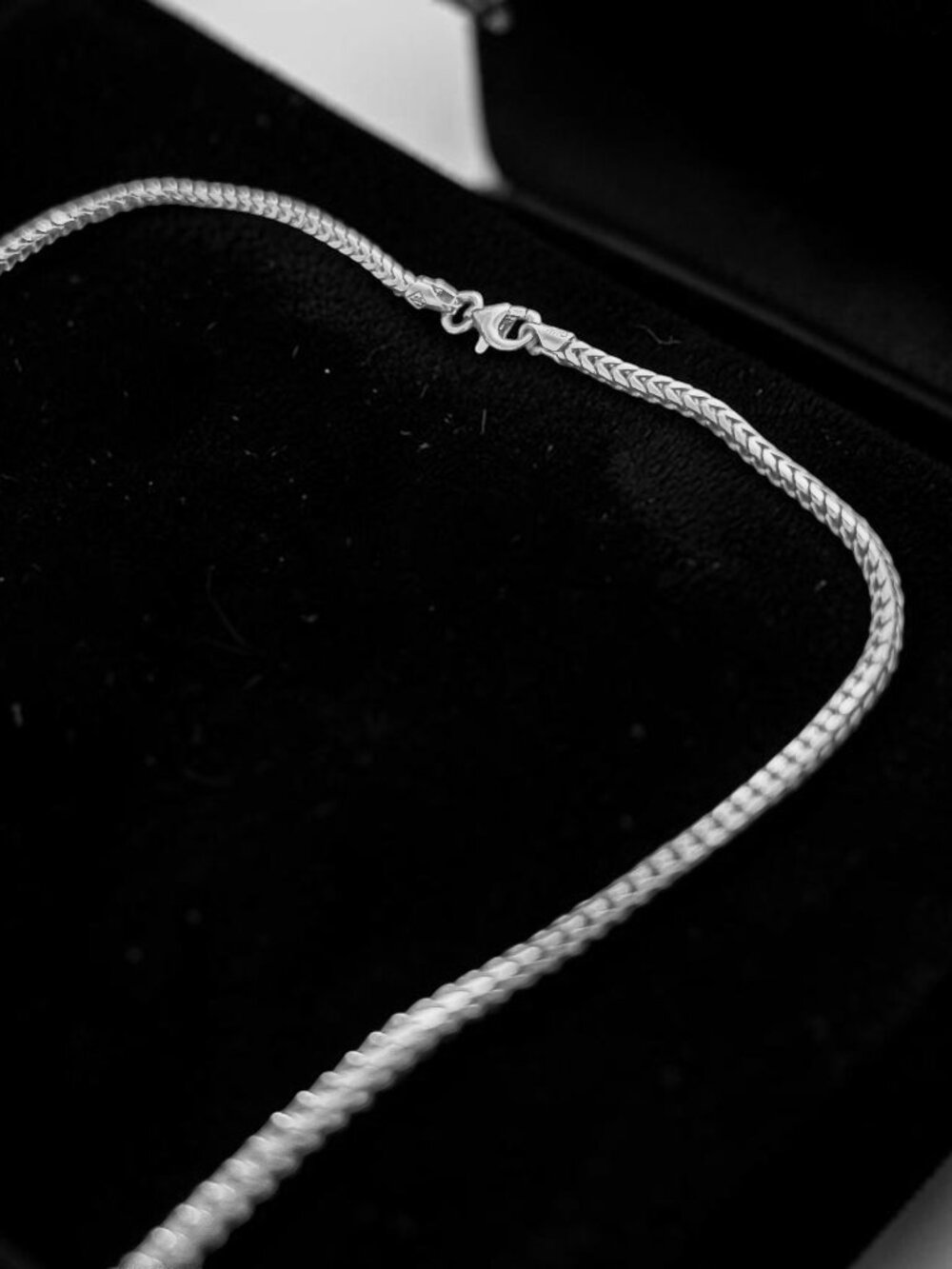925 Italian Silver Franco Chain | 17.5inch | 8.6gram | 1mm Lobster Clasp